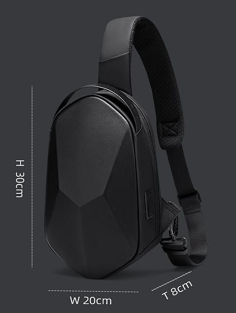 Men's Stereoscopic One Shoulder Casual Fashion Diagonal Straddle Chest Bag