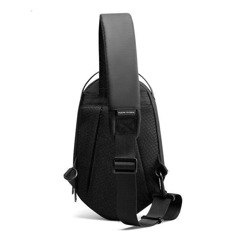 Men's Stereoscopic One Shoulder Casual Fashion Diagonal Straddle Chest Bag