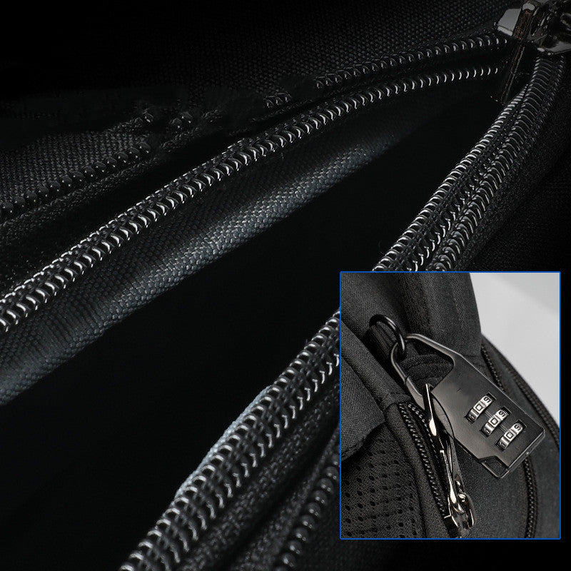 Men's Outdoor Large Capacity Decompression Shoulder Bag With Shoulder Strap