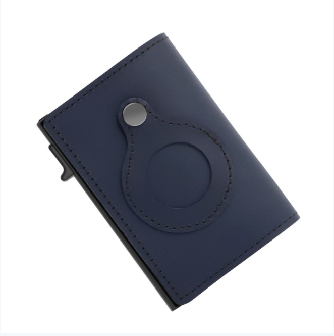 MEN'S LEATHER Multifunktionelle Brieftasche mit AirTag