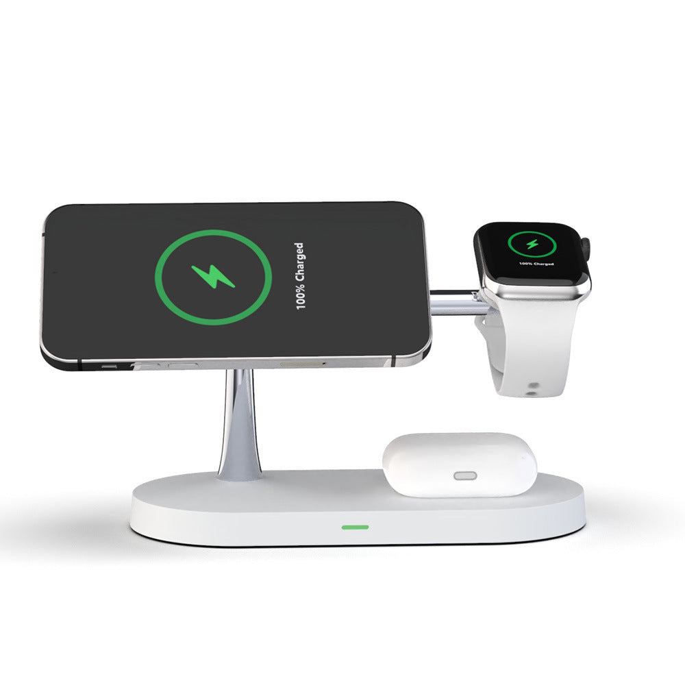 5 IN 1 WIRELESS CHARGER Magnetisches 5 in 1 Kabelloses Ladegerät