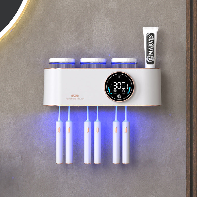 HYGIENEDENT Wandhalterung & Sterilisator für Elektrische Zahnbürsten