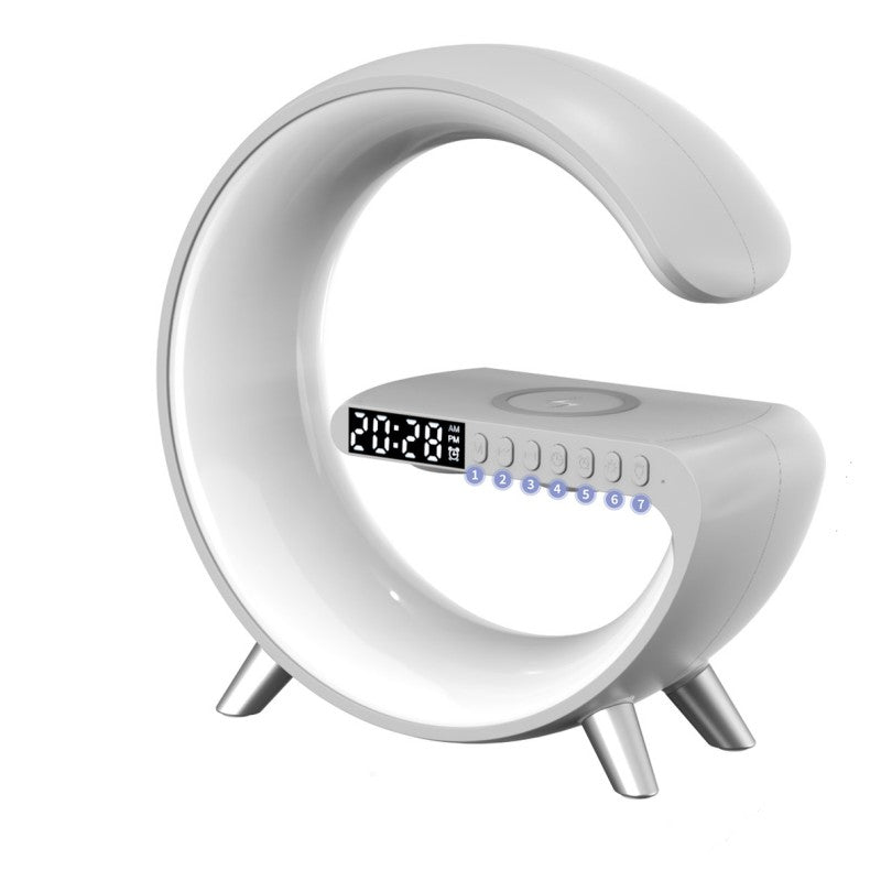 WAKE-UP LIGHT ATMOSPHERE - Multifunktionale LED-Atmosphärelampe mit Weck- und Ladefunktion & Bluetooth-Lautsprecher (inkl. App)