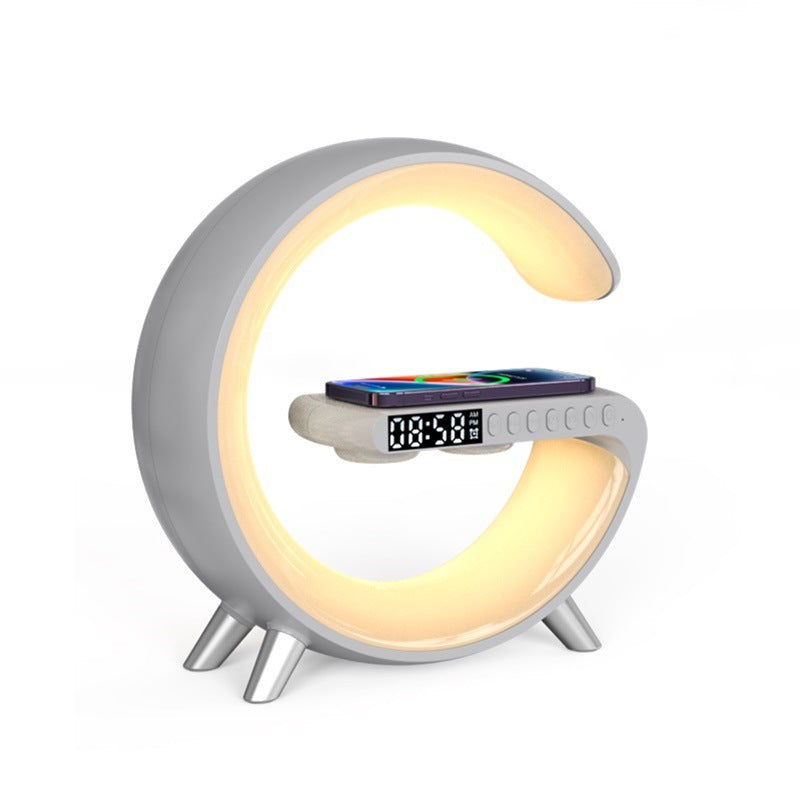 WAKE-UP LIGHT ATMOSPHERE - Multifunktionale LED-Atmosphärelampe mit Weck- und Ladefunktion & Bluetooth-Lautsprecher (inkl. App)