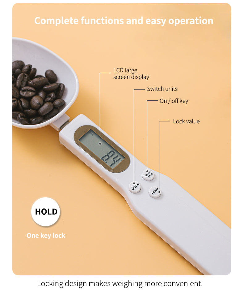 DIGIWEIGH SPOON Elektronischer Messlöffel mit LCD-Display