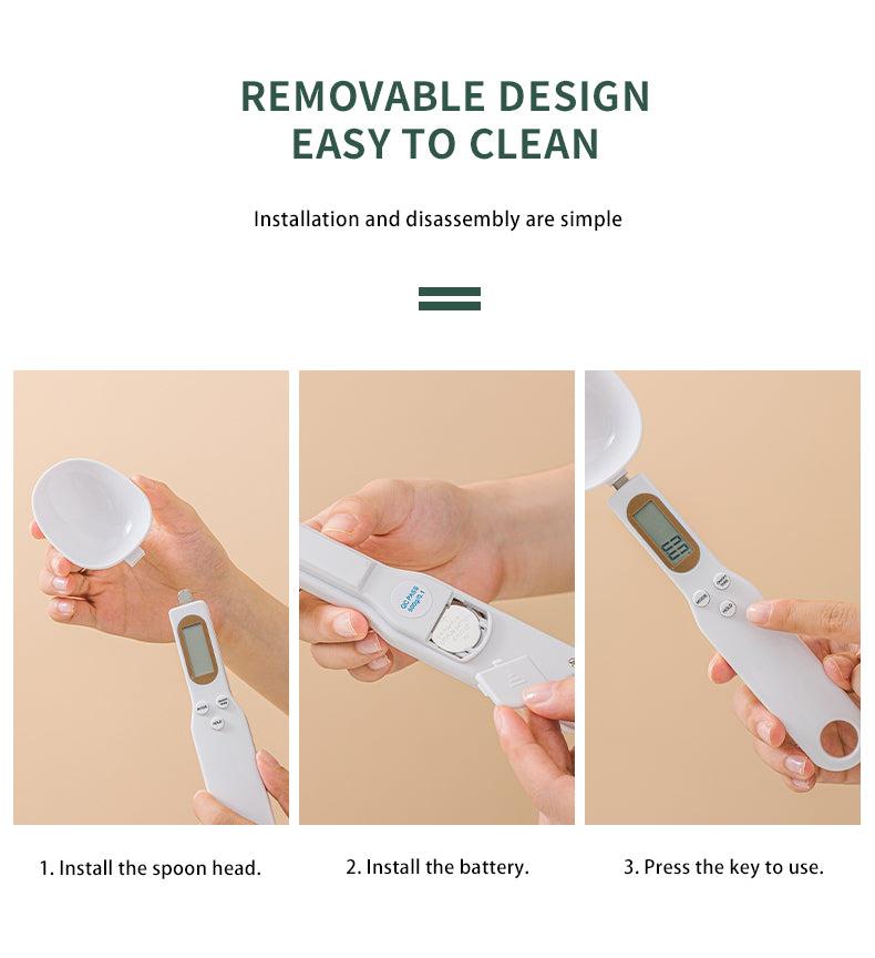 DIGIWEIGH SPOON Elektronischer Messlöffel mit LCD-Display
