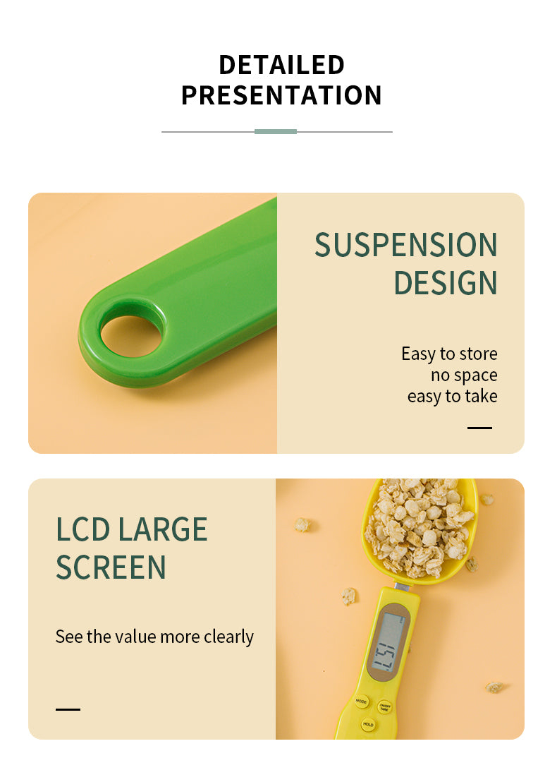 DIGIWEIGH SPOON Elektronischer Messlöffel mit LCD-Display