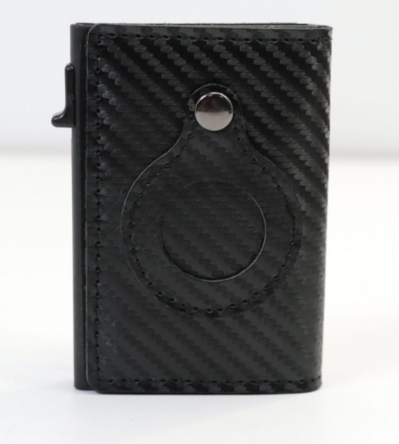 MEN'S LEATHER Multifunktionelle Brieftasche mit AirTag