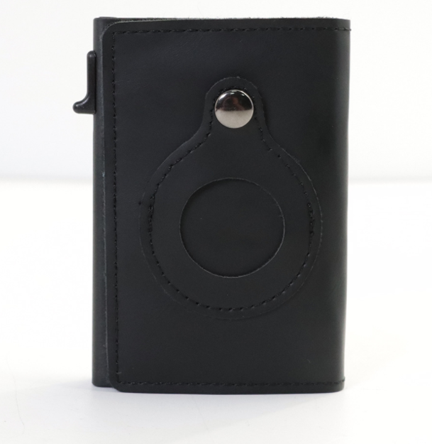 MEN'S LEATHER Multifunktionelle Brieftasche mit AirTag