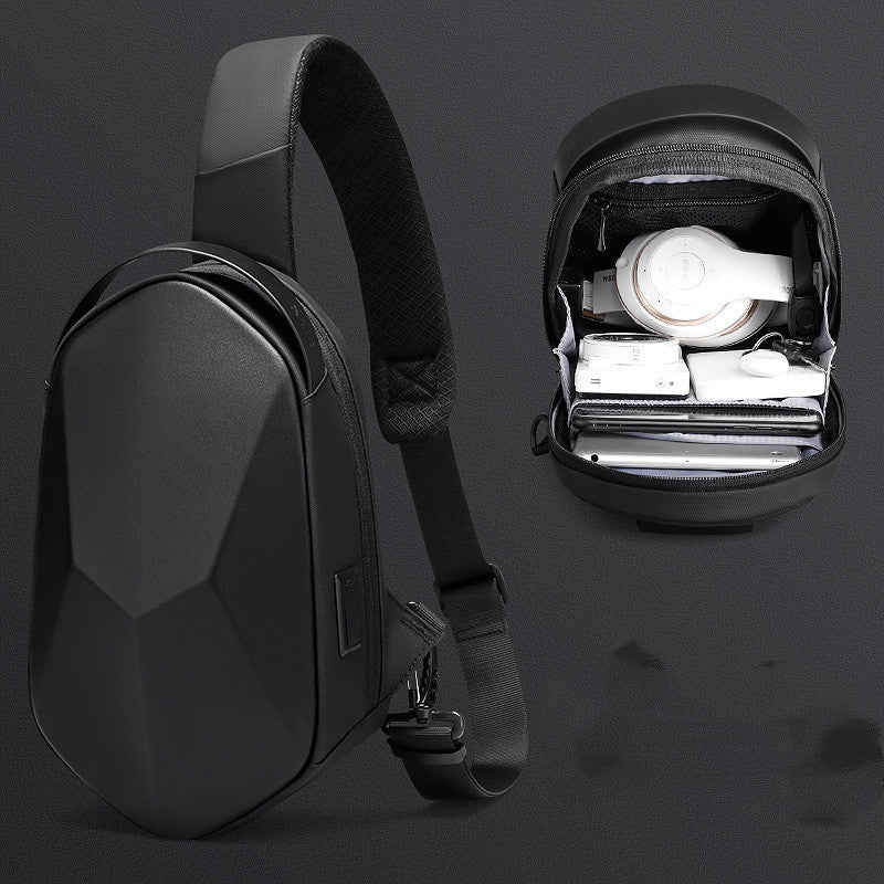 Men's Stereoscopic One Shoulder Casual Fashion Diagonal Straddle Chest Bag