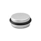 Stopp Inofix Ø 4,6 x 1,8 cm Türen Klebstoff Chrom