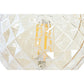 LED-Lampe DKD Home Decor 12 x 12 x 16,5 cm E27 Bernstein 4 W 450 lm