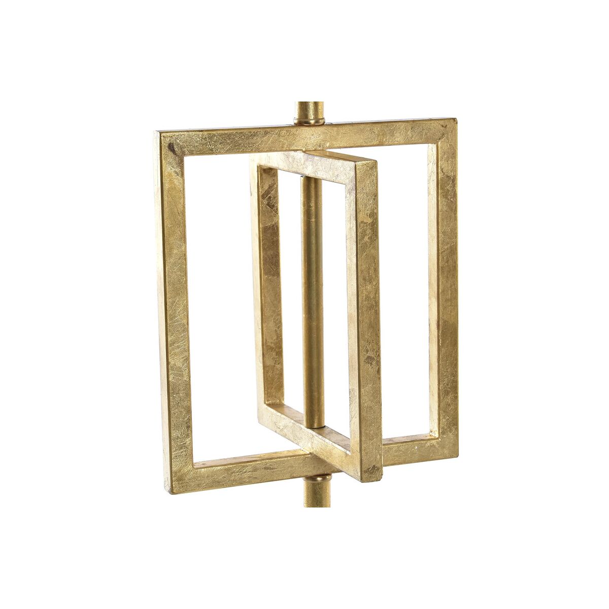 Tischlampe DKD Home Decor Gold Metall Weiß 220 V 50 W 25 x 25 x 60 cm
