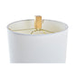 Tischlampe DKD Home Decor Gold Metall Weiß 220 V 50 W 25 x 25 x 60 cm