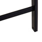 Tischlampe Kristall Schwarz Metall 28 x 28 x 47 cm